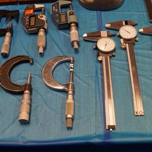 image of some of the calibration and metrology tools covered in this training